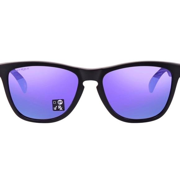 Oakley Frogskins Prizm Violet Square Men's Sunglasses - Picture 2 of 2